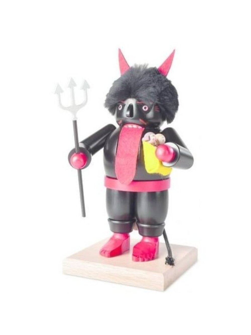 Müller Krampus Nutcracker 14218 Handmade Germany 22cm Open Box